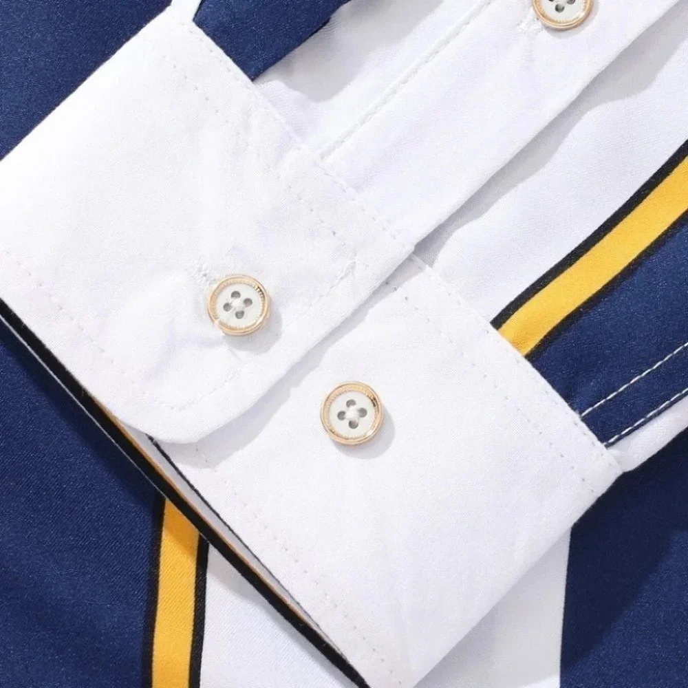 White Mens Button Up Shirt - Picture 6 of 6